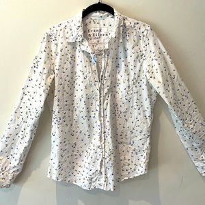 Frank & Eileen long sleeve cotton top, size M